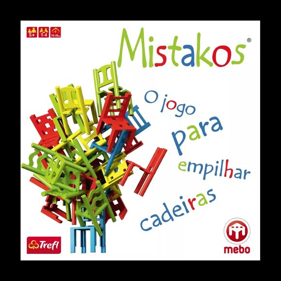 New in Box-Mistakos Stacking Chairs Game-Bilingual - Picture 3 of 13